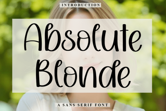 Absolute Blonde Font for Polished Branding