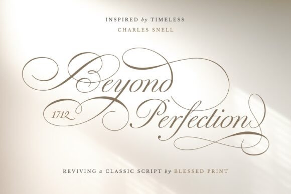 Beyond Perfection: A Script Font for Elegant Branding