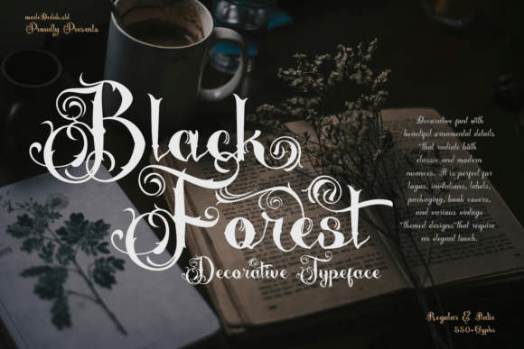 Black Forrest Typeface for Elegant Web Design