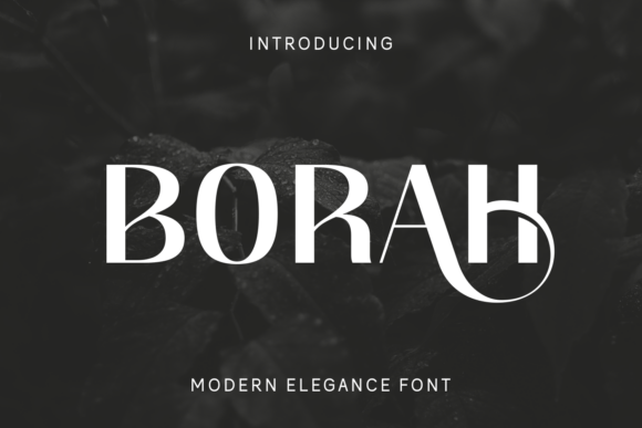 Borah Font: Elevate Your Brand With Modern Elegance