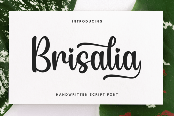 Brisalia: A Playful Script Handwritten Font for Web Design