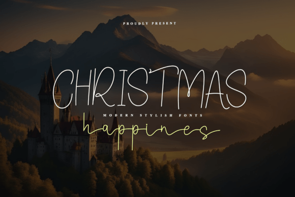 Christmas Happines Font for Bold Branding