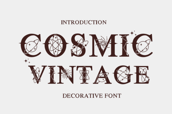 Cosmic Vintage Typeface for Bold Campaigns