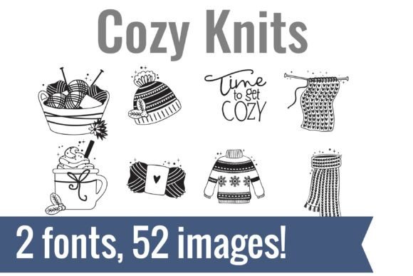 Cozy Knits Font for Handmade Holiday Designs