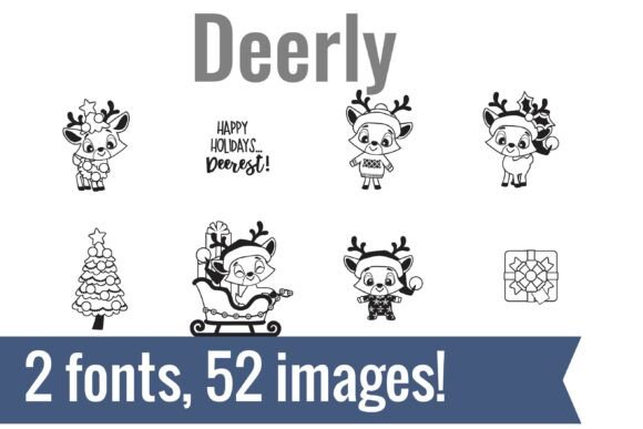 Deerly Dingbats: A Festive Typeface for Editorial Design