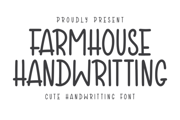 Farmhouse Handwriting Font for Makers