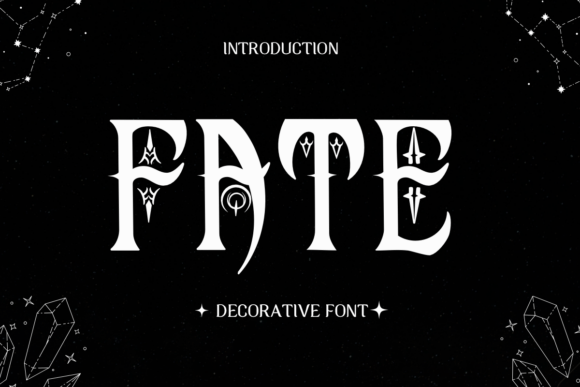 Fate Font: A Mystical Typeface for Makers