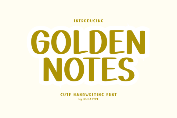 Golden Notes: A Sassy Handwritten Typeface for Bold Brands