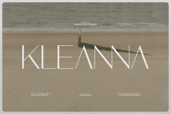 Kleanna Typeface for Modern Editorial Design