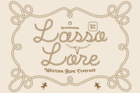Lasso Lore Typeface for Western Web Design