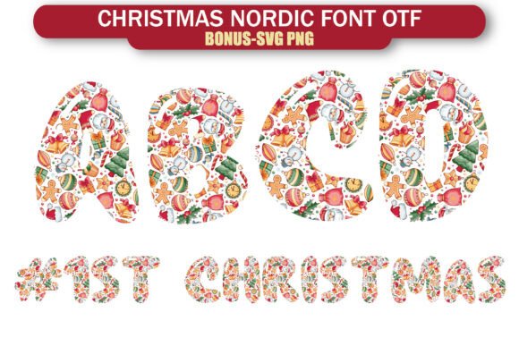 Nordic Christmas Font for Holiday Campaigns