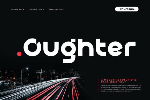 Oughter: A Modern Sans Serif Font for Sleek Branding