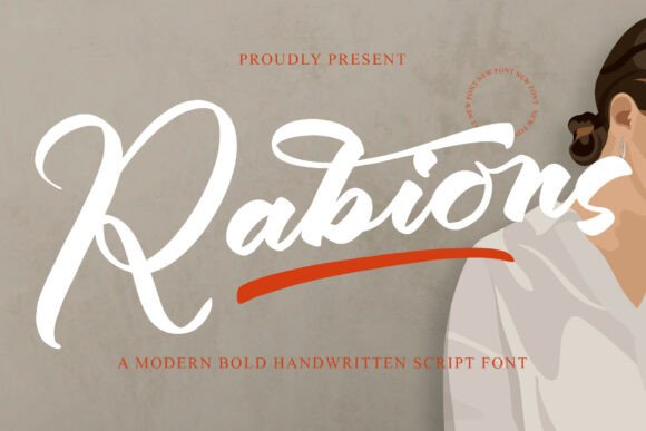 Rabions: A Stylish Script Font for Makers