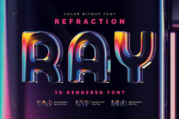 Refraction Ray Typeface for Bold Campaigns