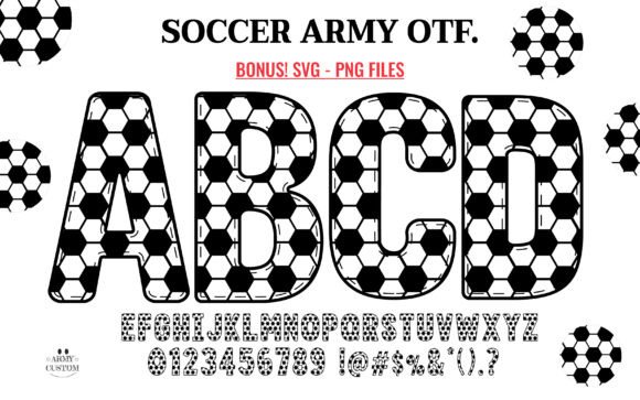 Soccer Army: A Dynamic Typeface for Editorial Design