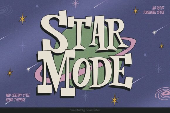 Star Mode Font for Retro Digital Campaigns