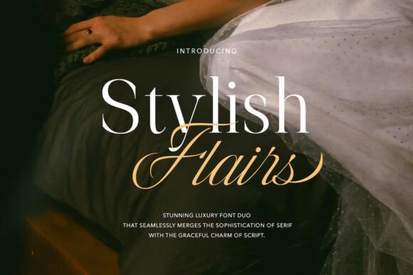 Stylish Flairs: A Luxury Serif Font for Branding