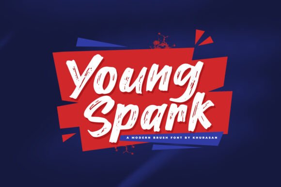 Young Spark: A Modern Brush Font for Editorial Design